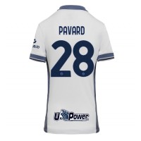 Camiseta Inter Milan Benjamin Pavard #28 Segunda Equipación Replica 2024-25 para mujer mangas cortas